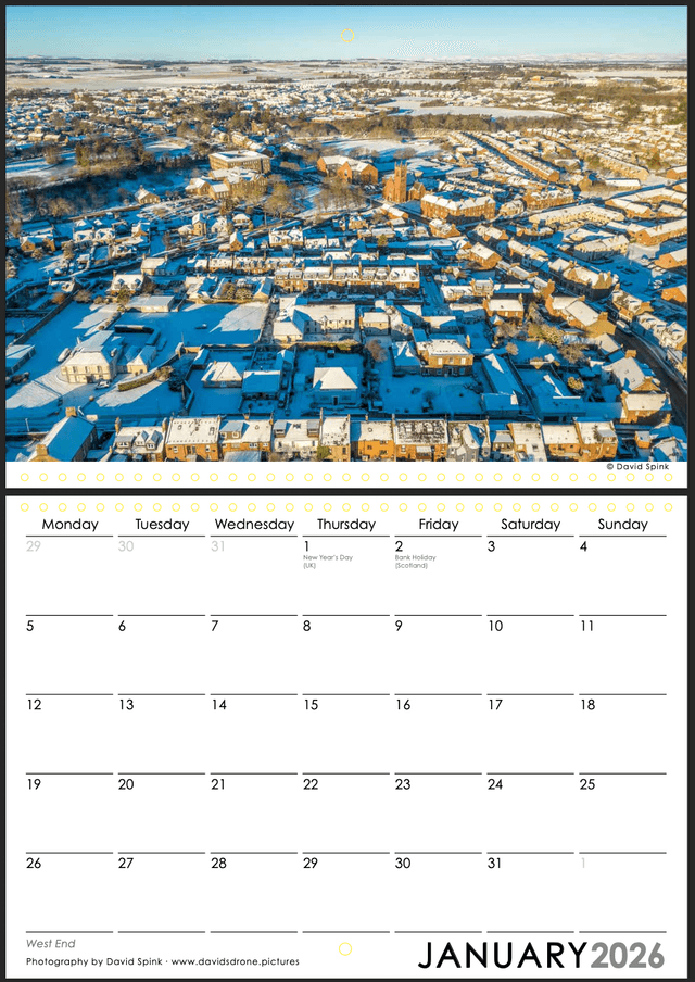 Arbroath 2026 Wall Calendar