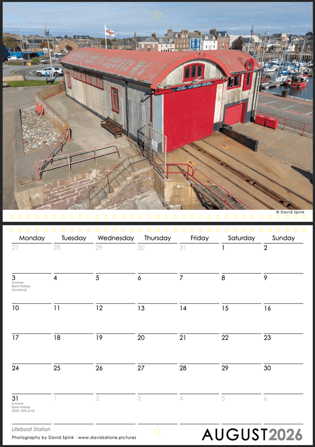Arbroath 2026 Wall Calendar