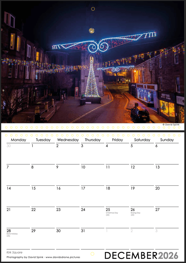 Arbroath 2026 Wall Calendar