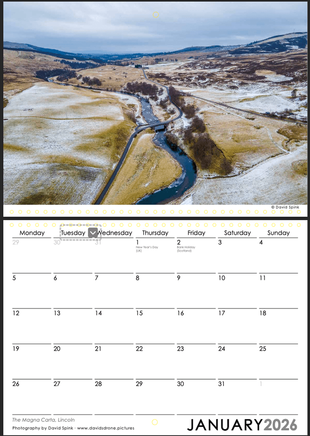 Angus 2026 Wall Calendar